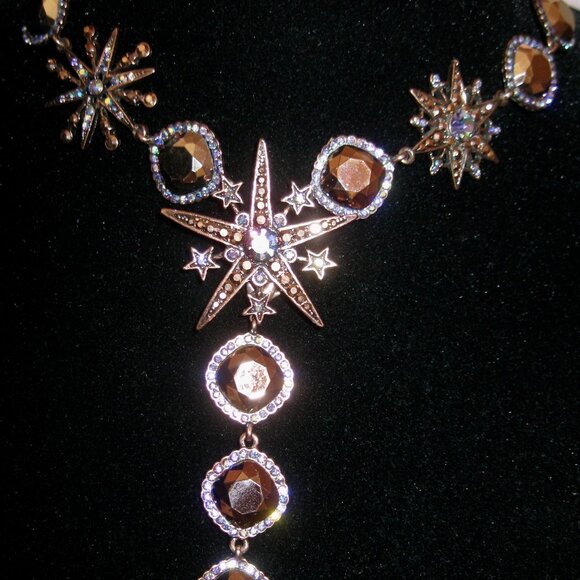 KIRKS FOLLY STUNNING STARDUST MEMORIES NECKLACE-CONVERTIBLE-NEW AND GORGEOUS! - Picture 6 of 16